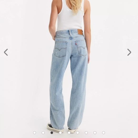 Baggy Dad Levis jeans in light Sugar color size 25 - Picture 16 of 16